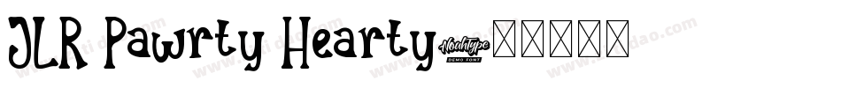 JLR Pawrty Hearty字体转换
